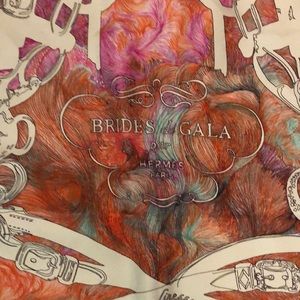 Hermes Silk Scarf with Original Box.  Like New